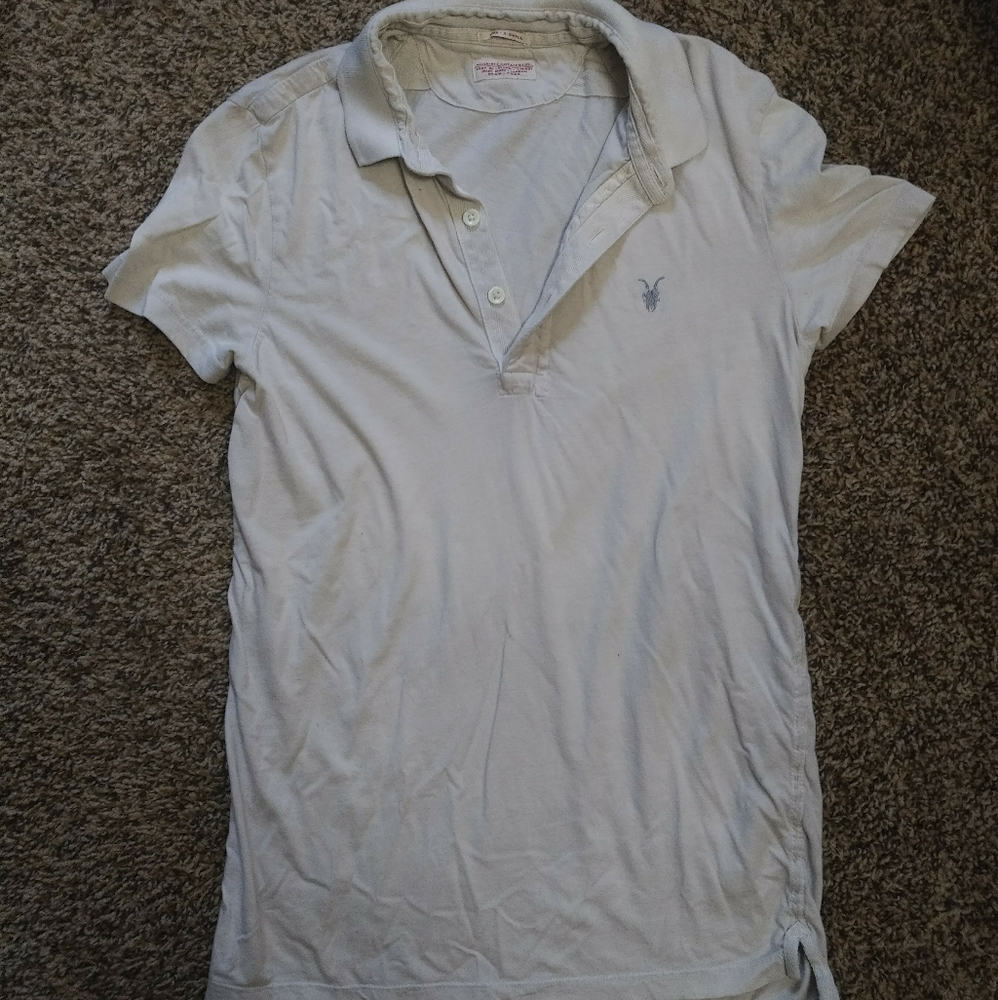 Allsaints Offwhite Polo